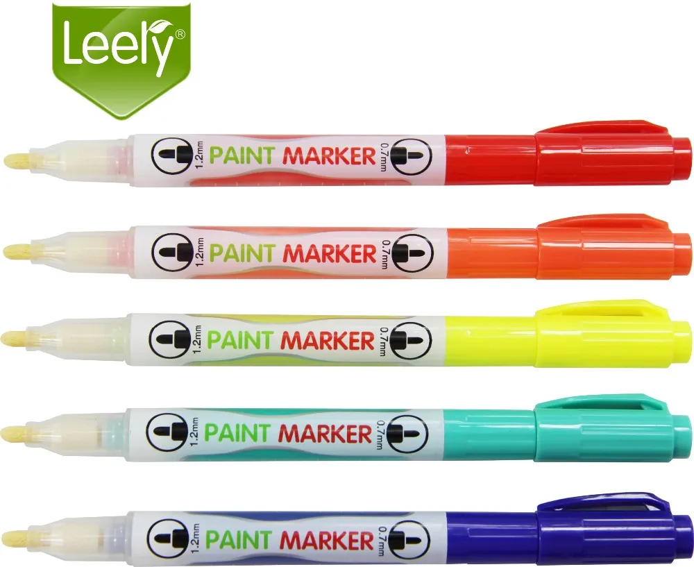 0050W 12pcs waterproof drawing graffiti art acrylic paint marker pens set