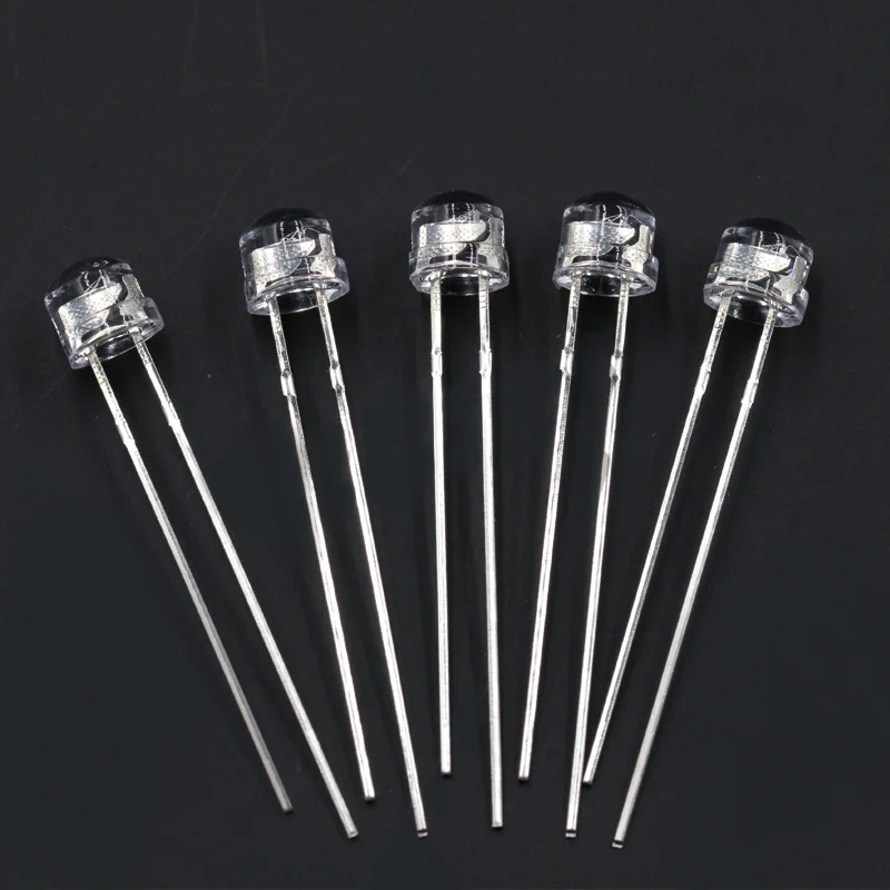 Straw hat 5mm color fast and slow Flash long foot  straw hat clear LED light emitting diode  (1000pcs)