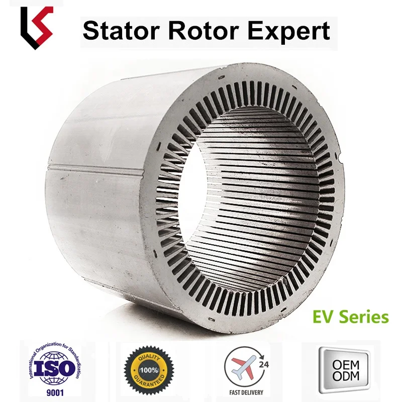 Brushless continous winding external/internal magnet rotor stator OD 145 ID 99 slots 72  stator and rotor stacks