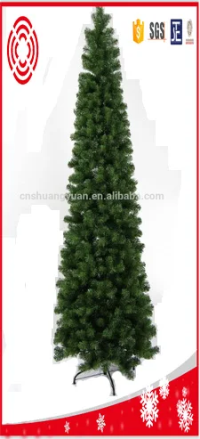 Artificial Christmas Tree Mixed Luxury PE and PVC 210cm Green Color Christmas Decoration Supplies