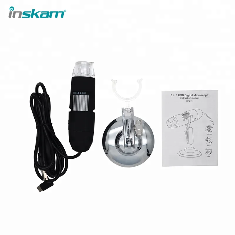 Производство Китай портативный дешево 1,5 м кабель 8Led свет цифровой стерео электронного микроскопа для Ipad