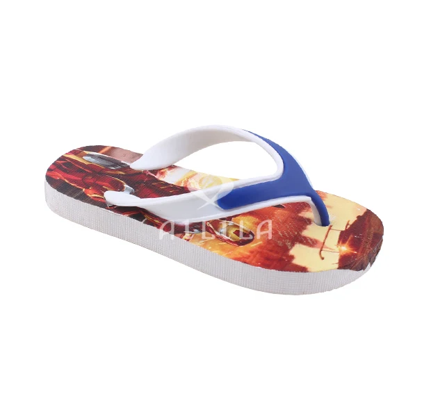 
New custom printing cute kids flip flop slippers 
