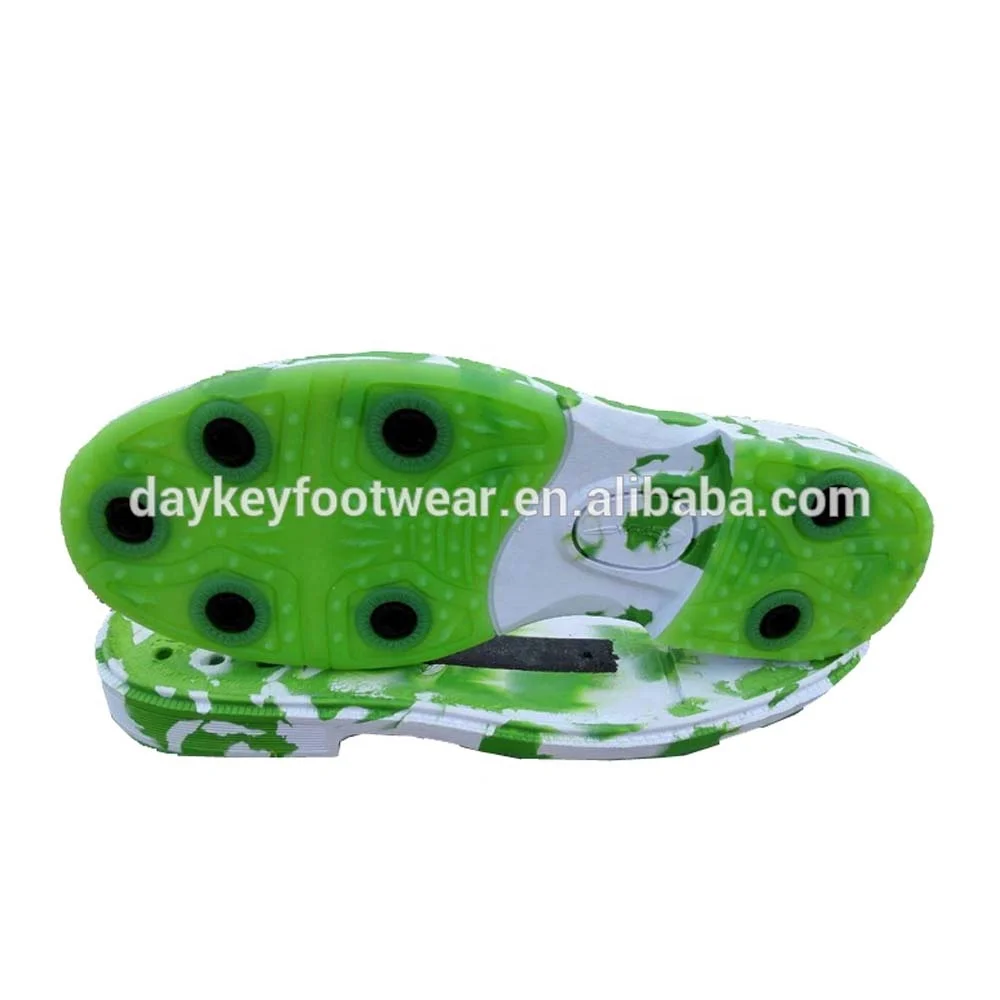 Golf shoes outsole EVA and TPU outsole with spike outdoor sport shoes sole