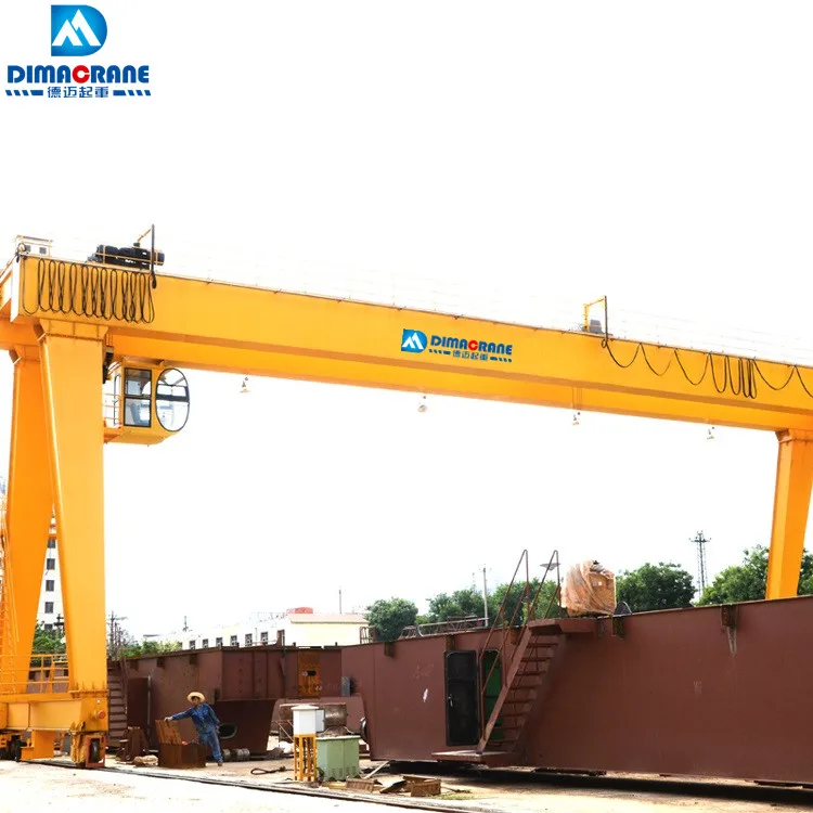 stone field use Europe style double girder gantry crane 10 ton 8 ton 5 ton