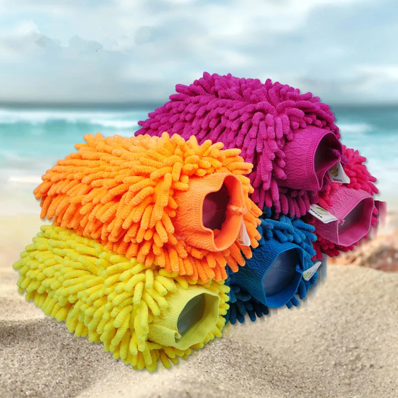 Double-sided Microfiber Chenille Car Wash Glove