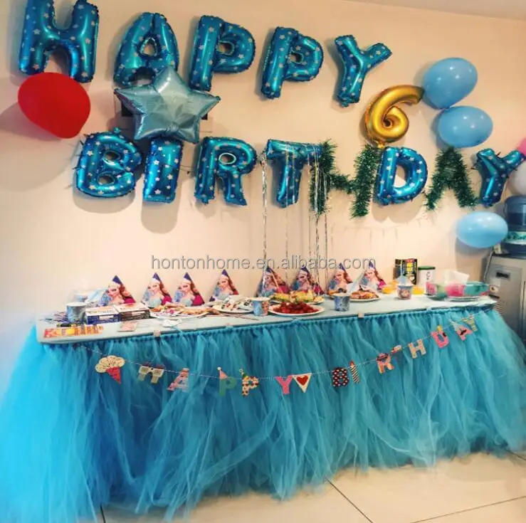 Table Decoration for Weddings Invitation Birthdays Baby Bridal Showers Parties Tulle Table Skirt free shipping WQ19
