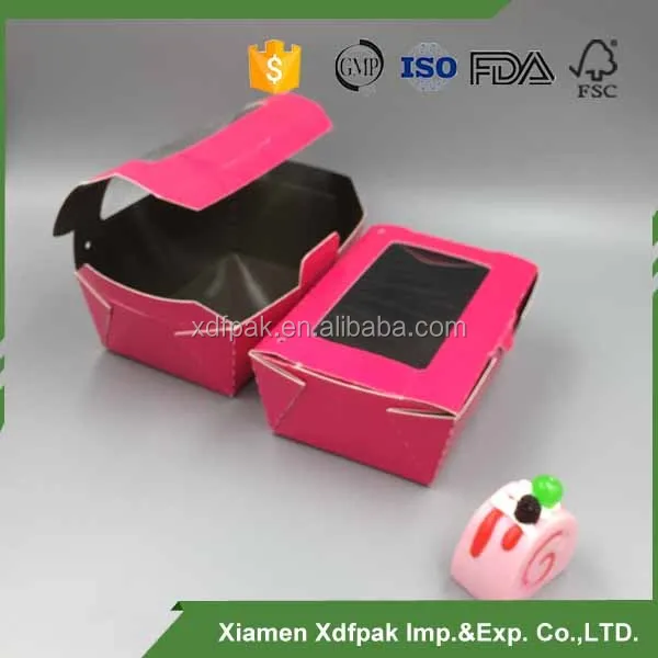 Холодной картонный треугольник торт упаковку