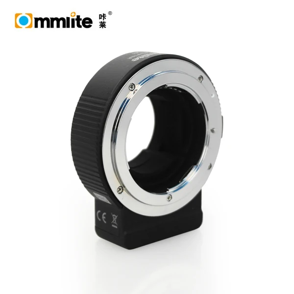 Commlite CM-ENF-E1 PRO Auto Focus Electronic Lens Mount Adapter with VR Stabilizer Function for Nikon F lens to E-mount camera