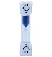 Two minute hourglass plastic shower timer