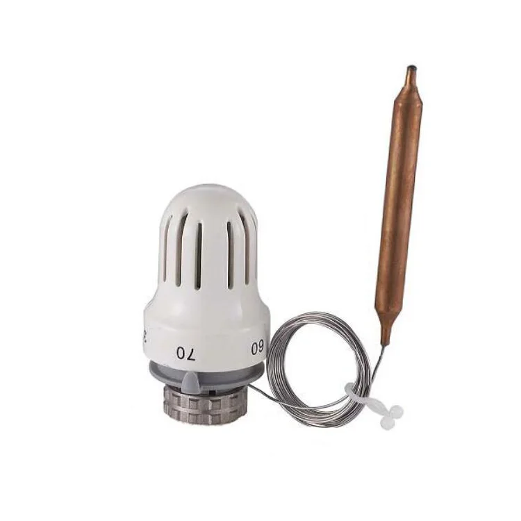 Remote control Sensor Thermostatic Capillary Controller floor Heating Radiator Thermostat Head