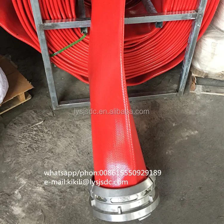 Heavy Duty TPU and NBR Materials Lay Flat Hose For Drag and Transfer