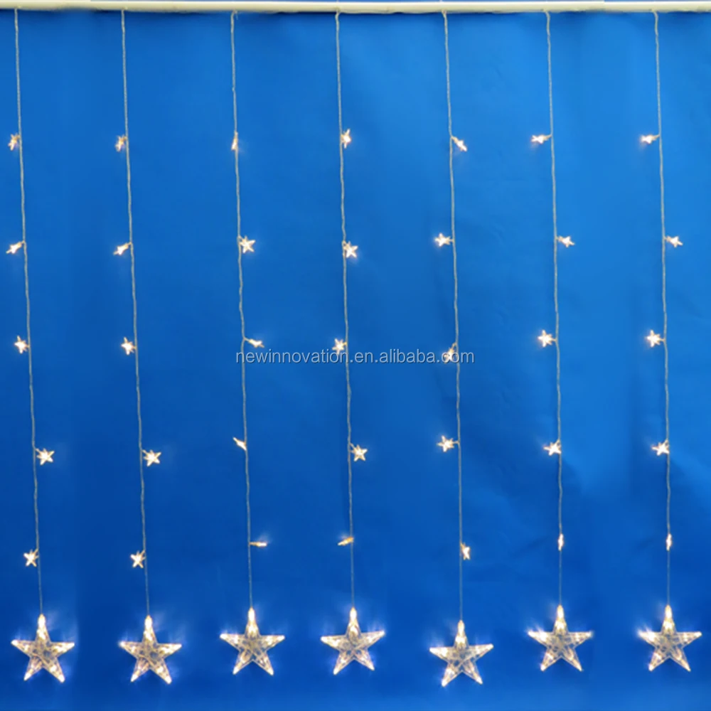 Пластиковые луна звезда занавес свет украшение партии