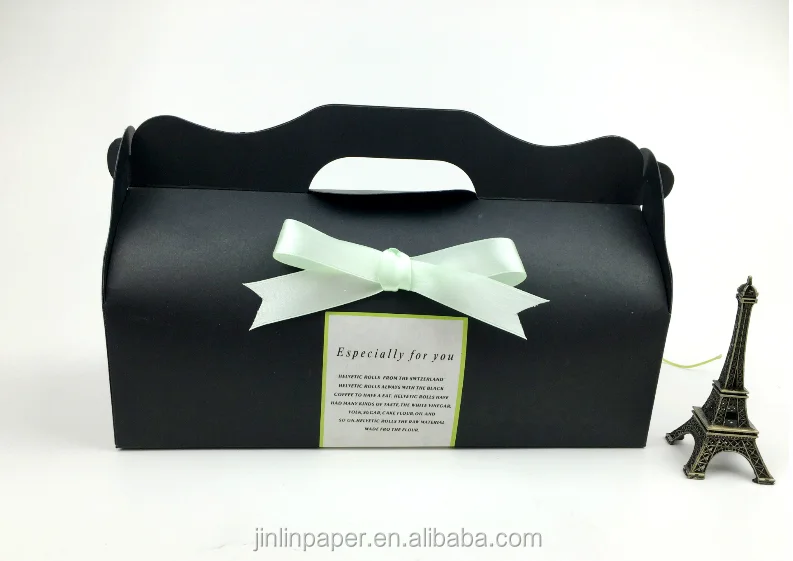 Factory Paper Cake Boxes Cheap Bakery Loaf Cake Box With Handle