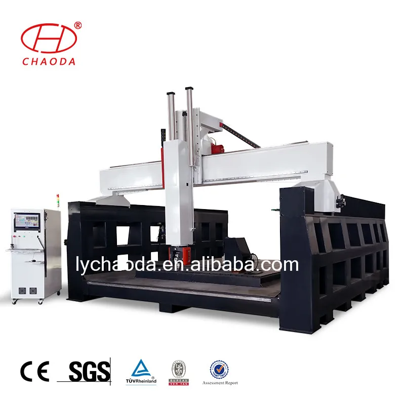 3d marble stone carving cnc router machine with 5 axis