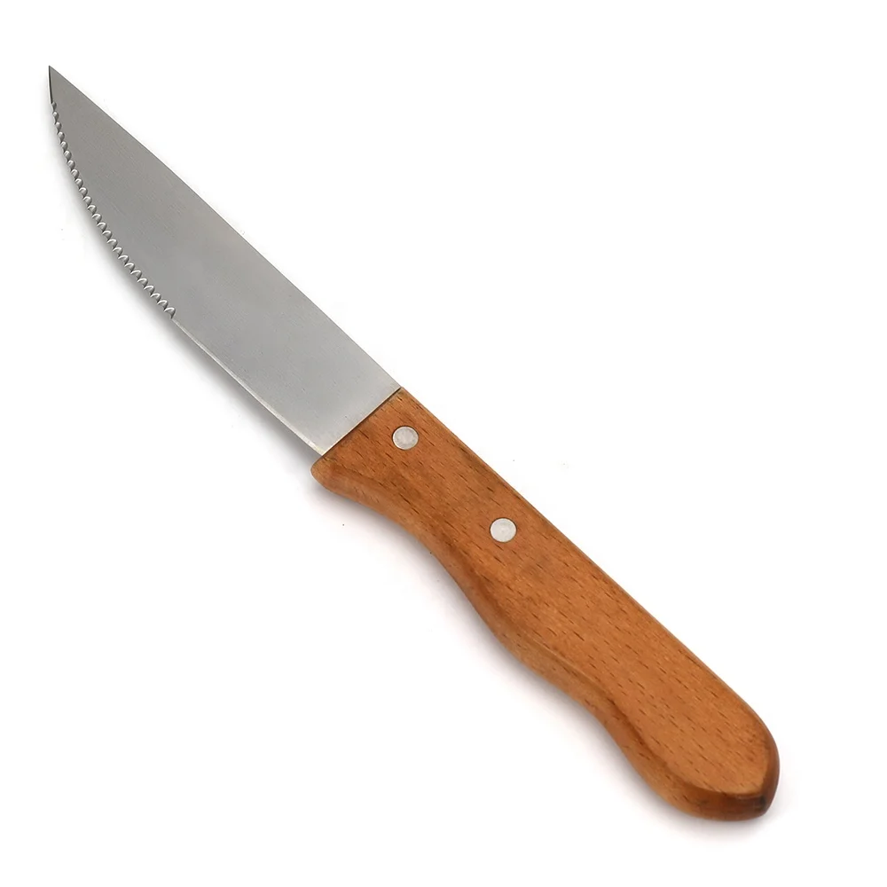 
Kitchen tools wood material customized steak knives knife block knife stander 