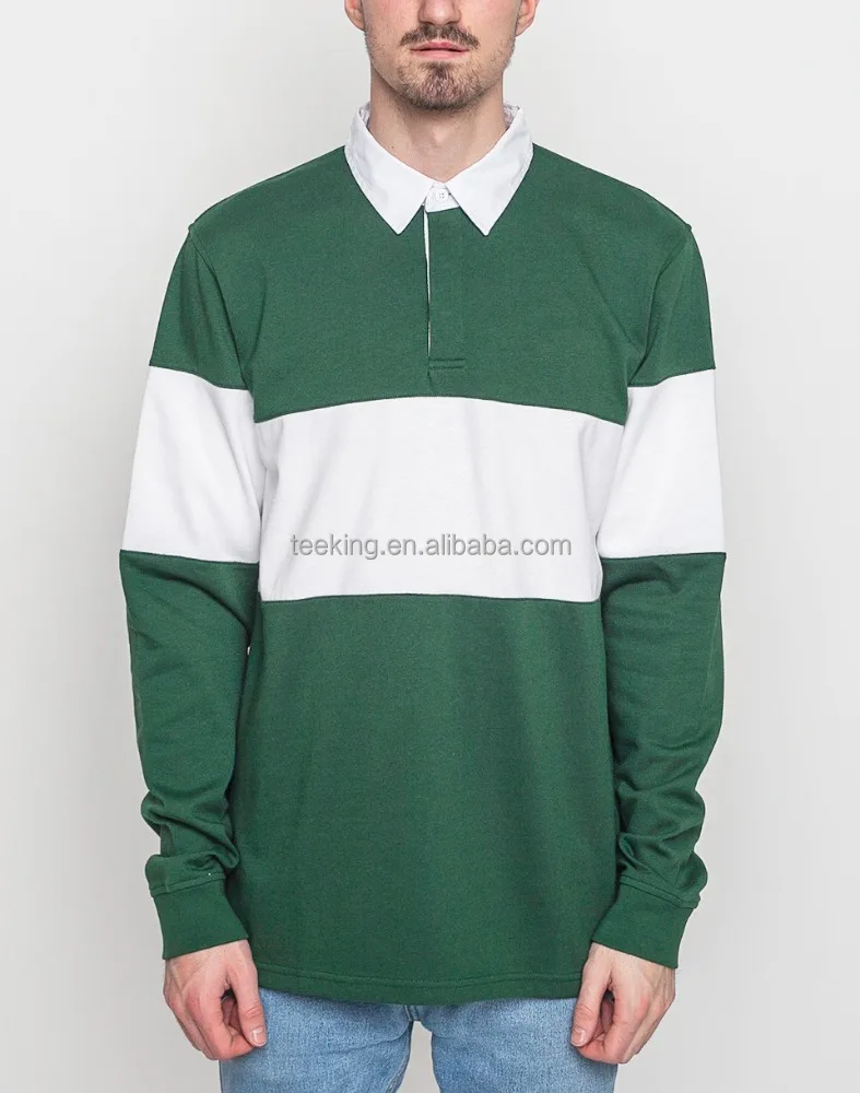 Long sleeve Rugby polo shirts for men