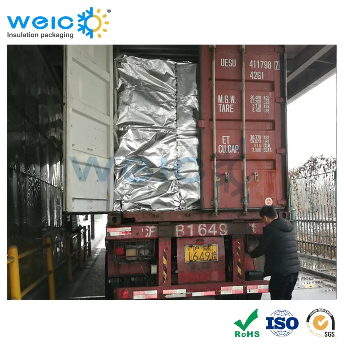 20ft 40ft Thermal insulation container liner