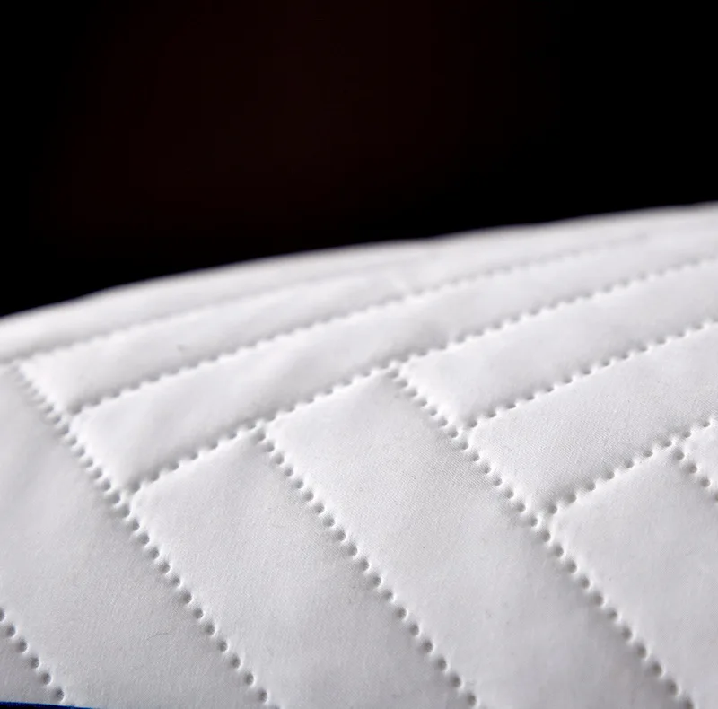 
Healthy and air permeable 100% cotton ultrasonic quilting spring pillow 