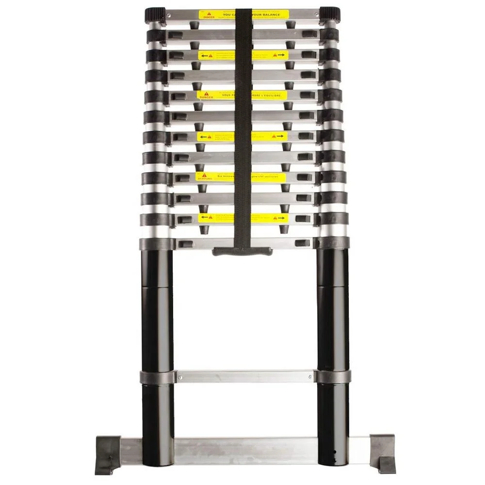 Deliladder 4 1 М алюминиевая телескопическая лестница с мягко закрывающимися пальцезащитный системы EN131-6 ANSI warenwet AS/NZS CAN3-Z11-M81