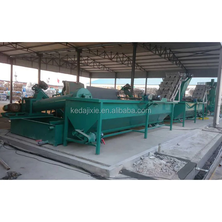 KEDA brand Full Automatic LDPE LLDPE PP PE Recycling Machine Plastic Film Washing Line