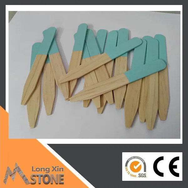 pine wood decorative garden plant markers