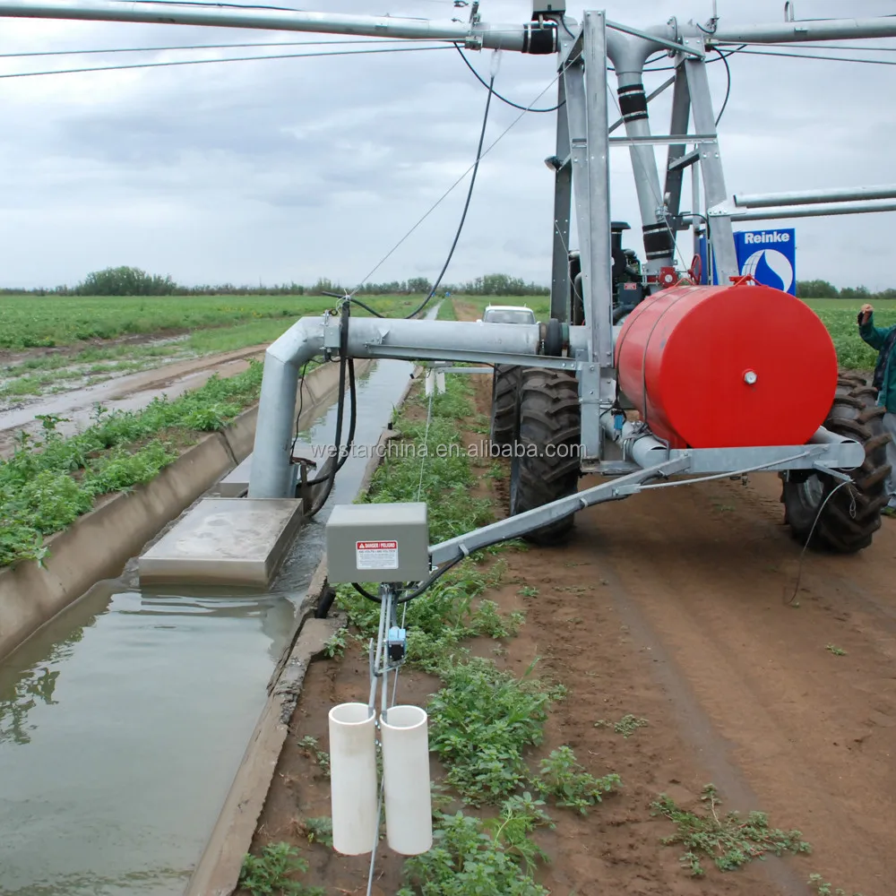 China 2022  Most Popular Rainfine  Linear Irrigation Machine with End Spray Sprinkler