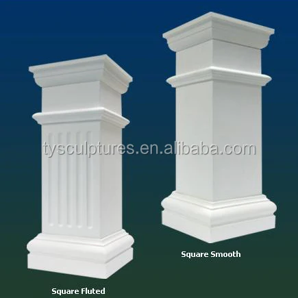 
Hot sale traditional decorative cantera stone columns for home decoration 