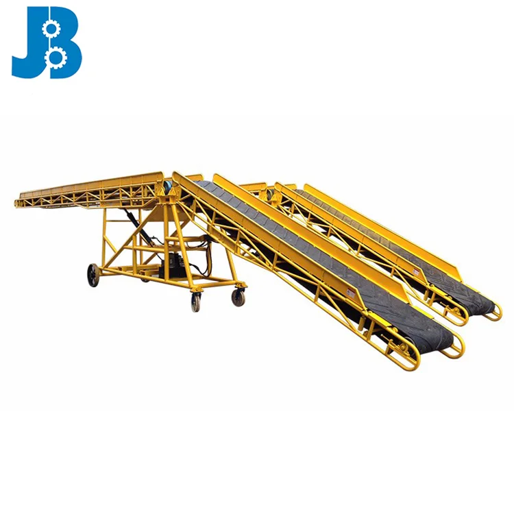 Custom Motorized Belt Conveyor System for Trucks and Container Loading and Unloading
