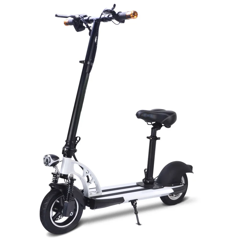  Толстые шины большой диапазон 500 Вт 800 10 дюймов двухколесный высокоскоростной 1000 Двойной Мотор взрослый Электрический скутер с сиденьем