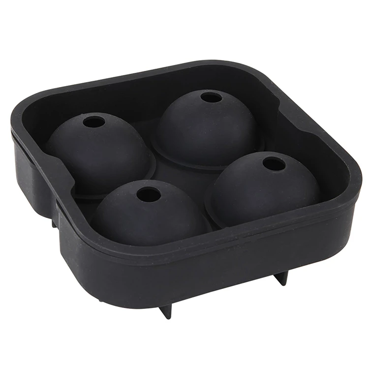 4 полости круглой форма ледяного шара силиконовая для льда «мяч тем самым позволяя зернам раскрыться