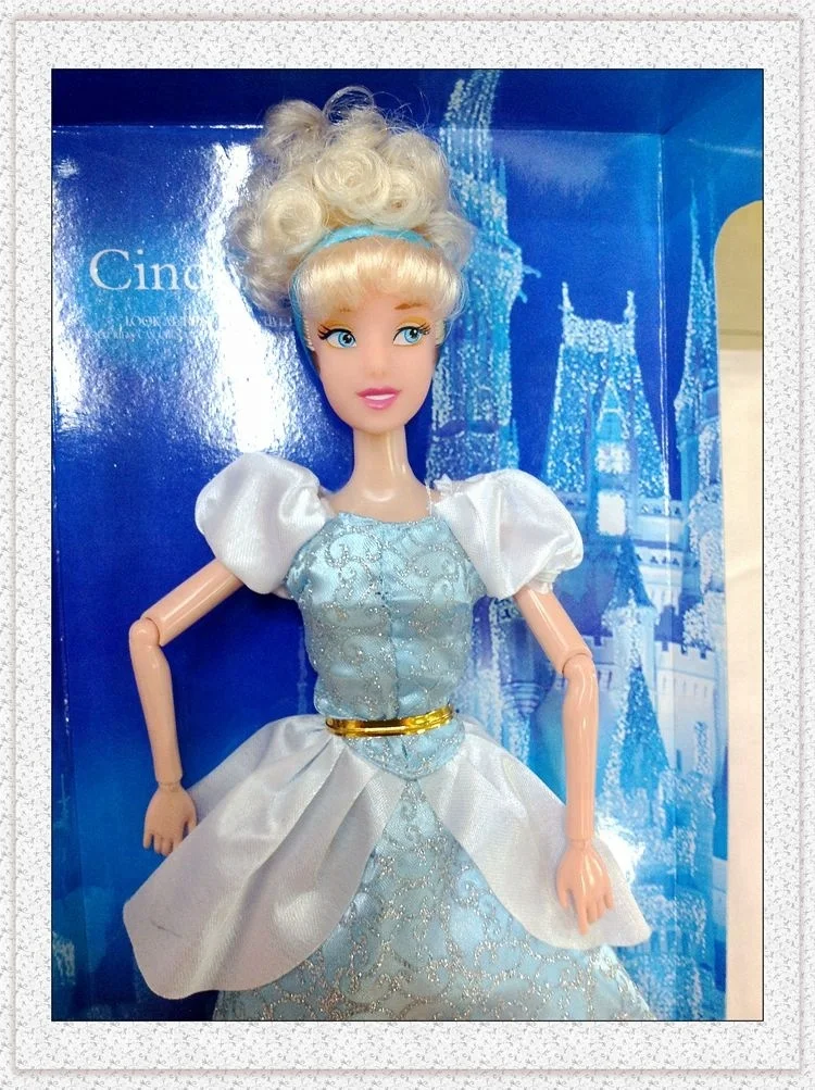 Hot fashion popular 30CM Princess cinderella Doll Joint Movable Body Beautiful gift box Doll vinyl girl gift doll toys wholesale