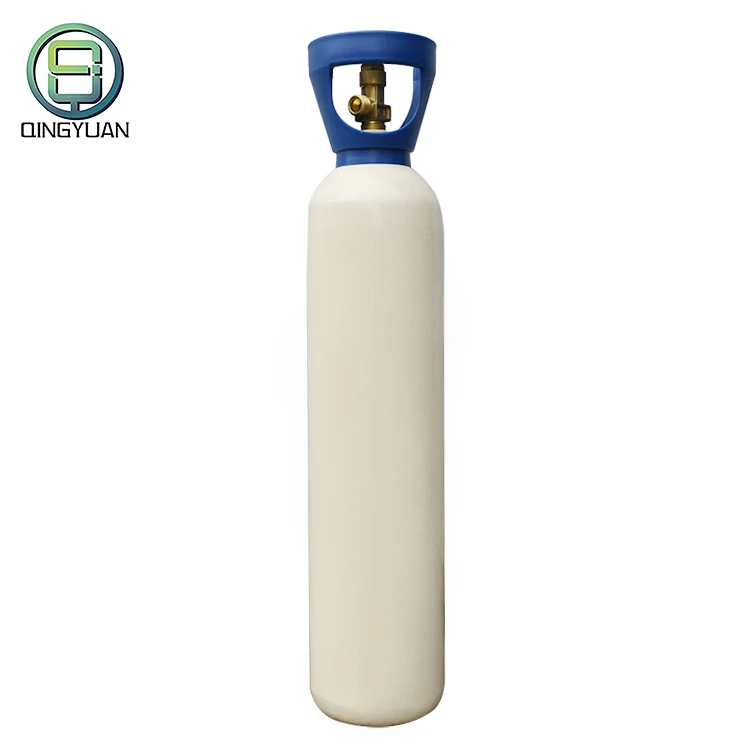 white steel seamless helium/oxygen/nitrogen/hydrogen/co2 empty gas cylinder tank