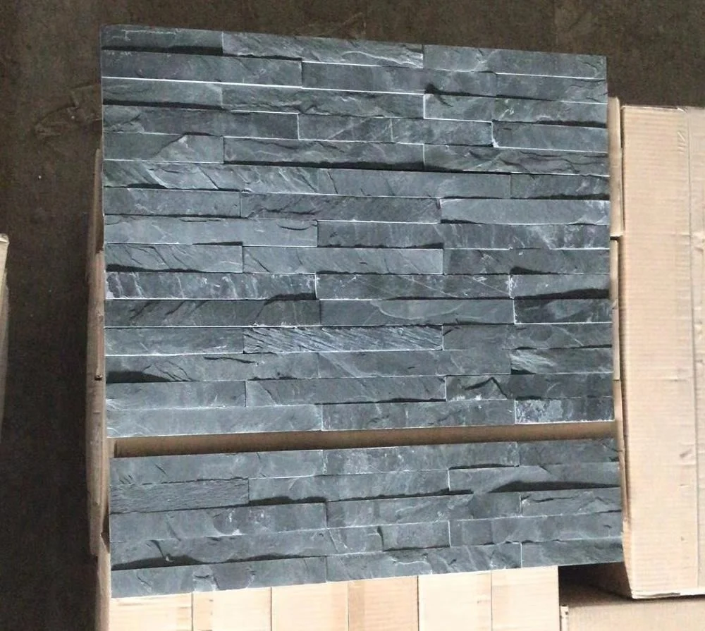 chinese factory supply new natural saw slate culture stone veneer