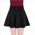 Spring Summer 2016 Women Fashion Black Skirts Leisure Slim Big Yards Package Buttocks Bitter Fleabane Bitter