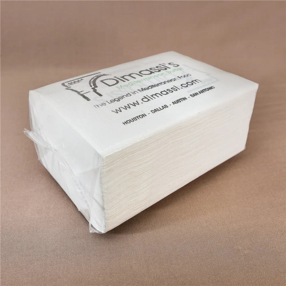 8.3'x12.6' Bagasse V Fold Paper Napkins