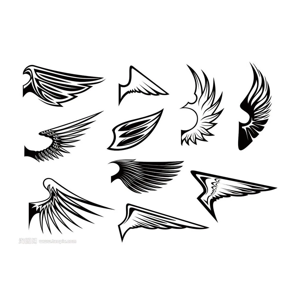 Hot Sale Customized Cheap Waterproof No-toxic Christmas Tattoo Ink Stickers Custom Temporary tattoo Paper