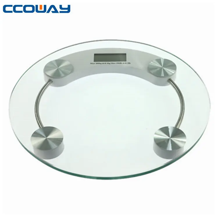 Keep fit glass digital body scale/human weighing scale