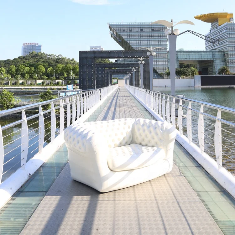 High quality luxury inflatable chair, inflatable chesterfield sofa
