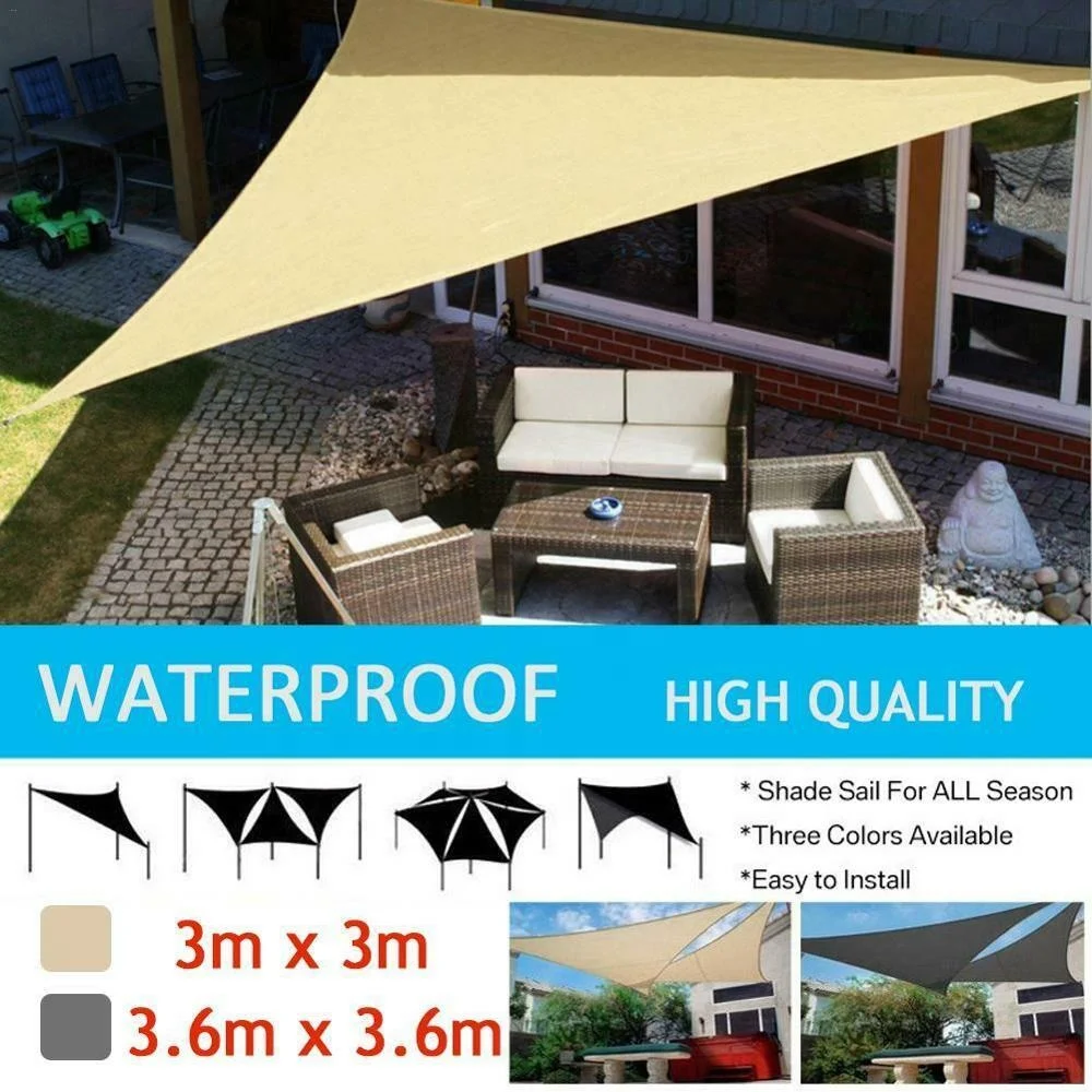 wholesale high quality sunshade triangle tarp for sale