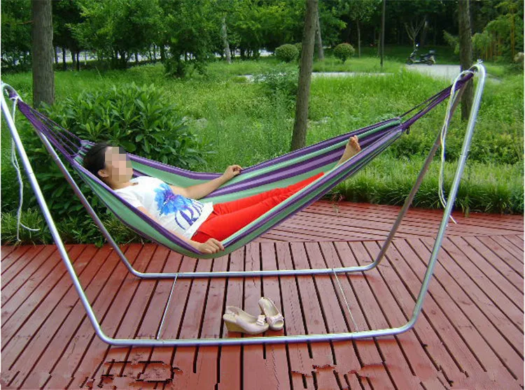 200*80CM Double Hammock Camping Survival Hammock Parachute Cloth Portable Double Person Outdoor Leisure Hammock
