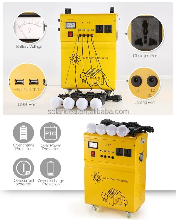 High quality use new technology small mini portable products 220v solar generator for home