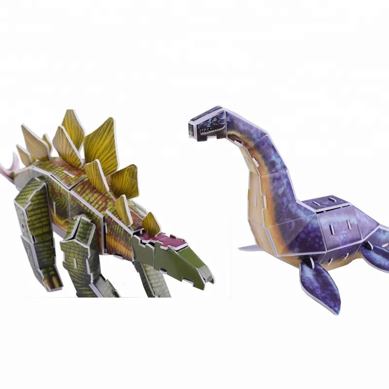
94pcs fun dinosaur world handmade puzzle 3d diy cubic 