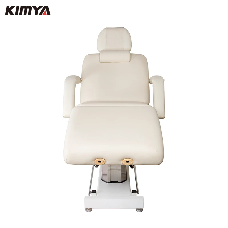 Professional cheap 3 motor cosmetic facial bed chair,adjustable electric facial bed massage bed table for salon spa