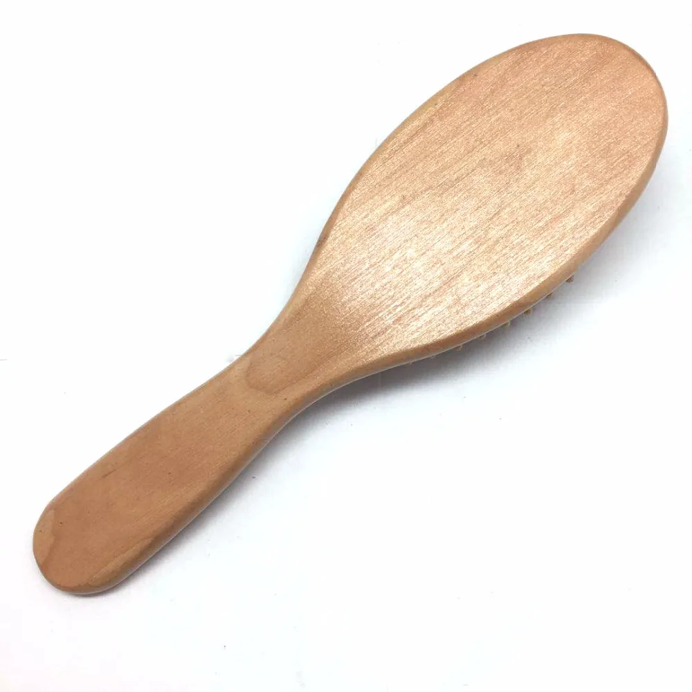 Osaki Brand Massage Paddle Brush Hair Straightening Brush Cushion Wooden Hair Brush