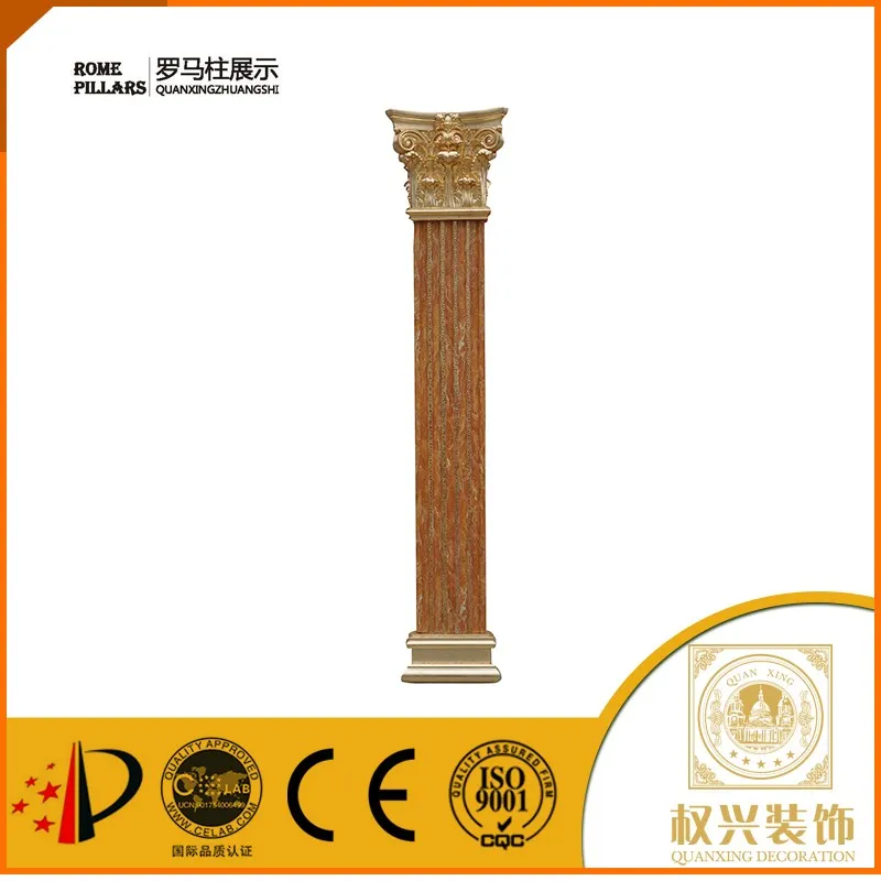 marble from decorative small wood columns
