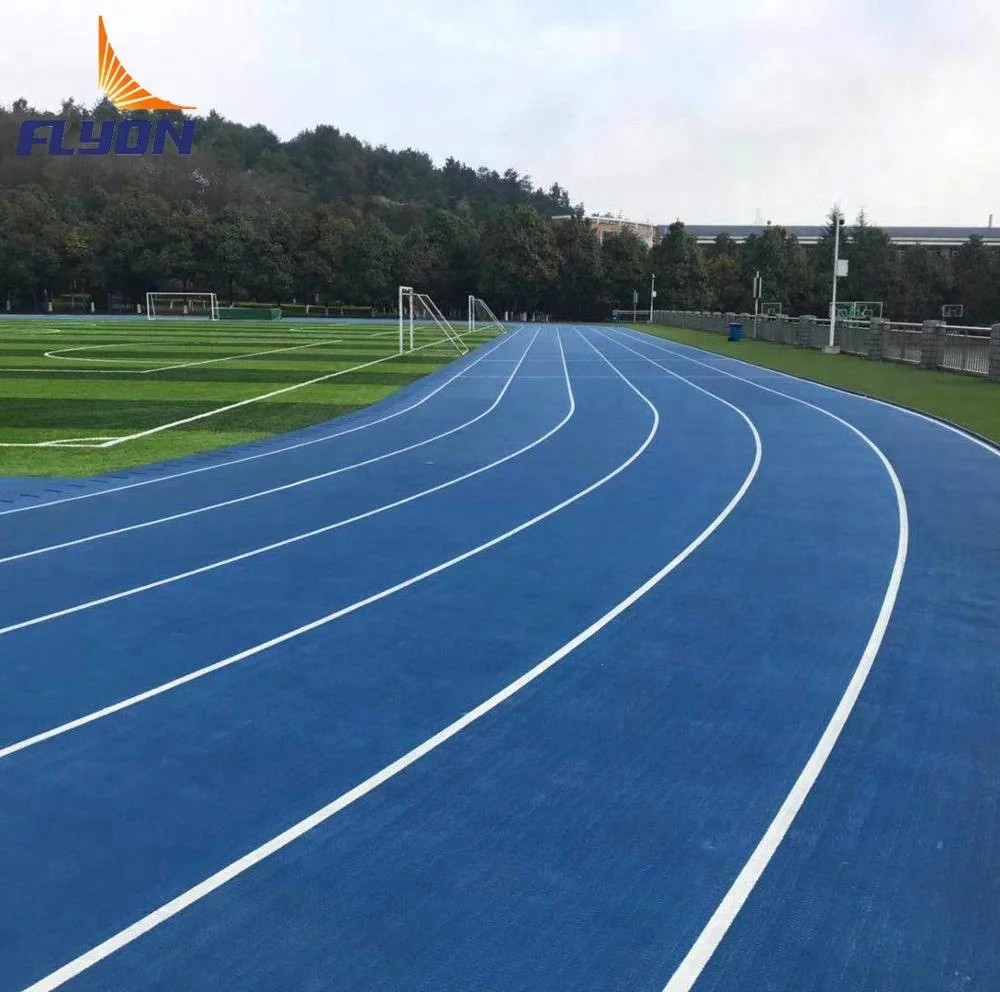 13mm roll track and  Prefabricated rubber running track