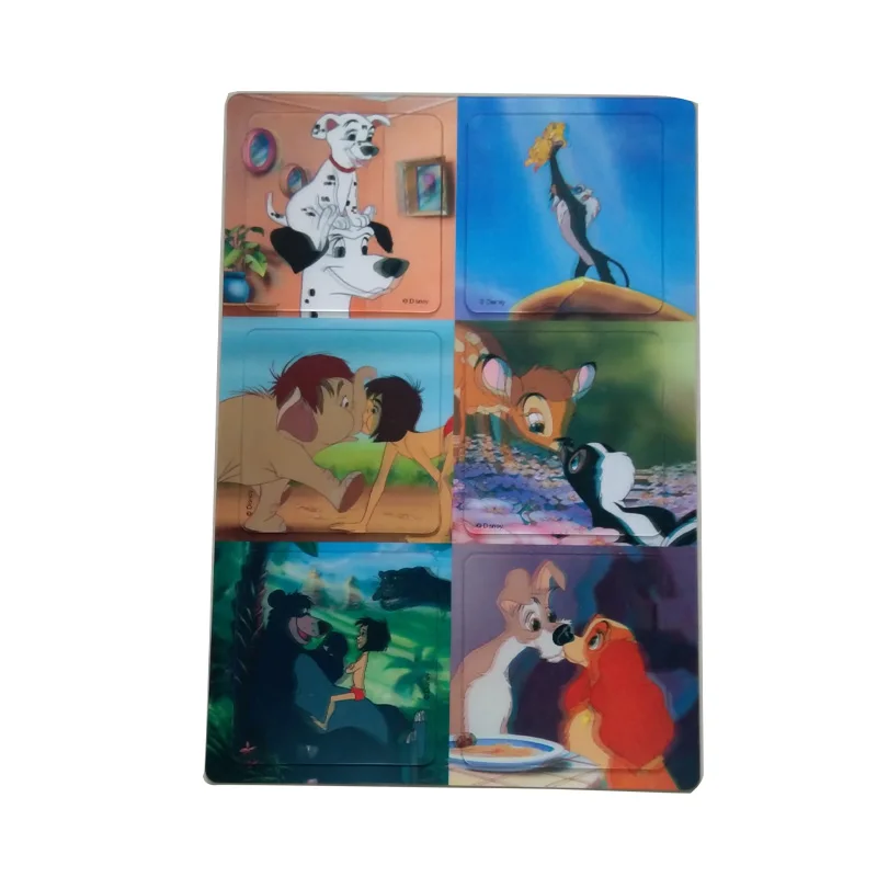 custom 3d lenticular hologram stickers posters card