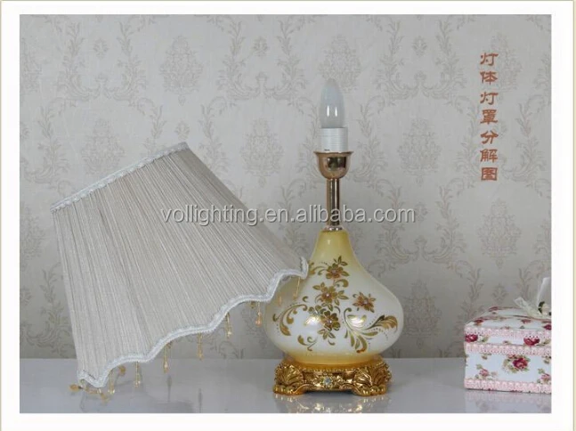 
classical and unique value beside light and traditional ceramic table lamp 