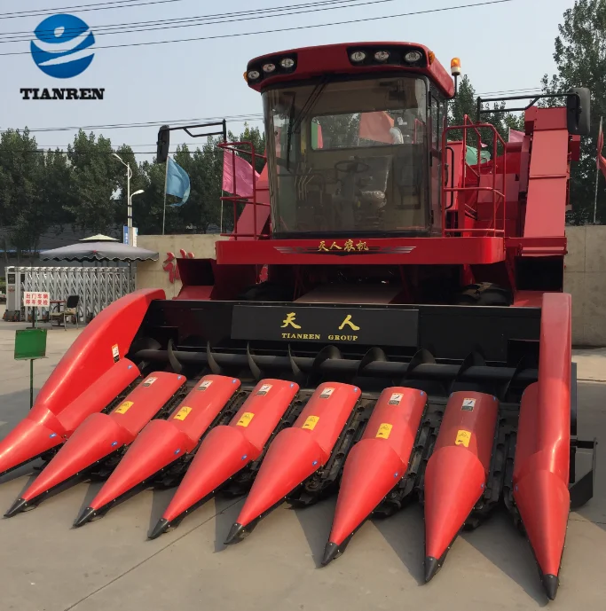 TIANREN 3 - 7 Rows Corn Picker for sale best for down corn
