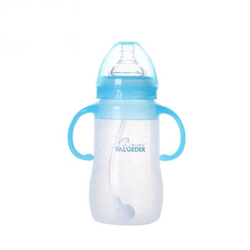 best selling  BPA-free silicone baby feeding bottle with nipple